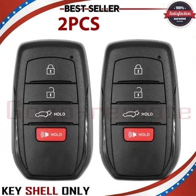2 For Toyota Corolla Cross 22 Smart Prox Remote Key SHELL Fob HYQ14FBW HYQ14FBX - Image 1 of 4
