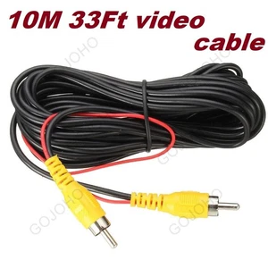 32ft Car Video RCA Extension Cable for Rear View Backup Camera & Detection Wire - Picture 1 of 8