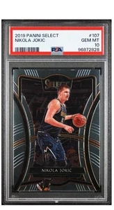 2019 Panini Select Nikola Jokic #107 PSA 10 GEM MINT | Pop 2! Rare MVP Nuggets - Picture 1 of 3
