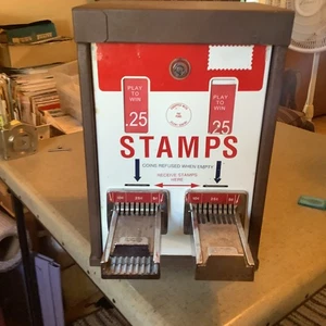 Vtg Shipman US Post Office Postage Stamp Vending Machine Dispenser 2 - Picture 1 of 10