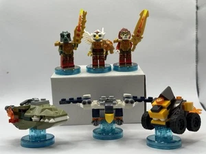 Lego Dimensions CHIMA - 71222 Laval 71223 Cragger 71232 Eris Sets & Booklets - Picture 1 of 2
