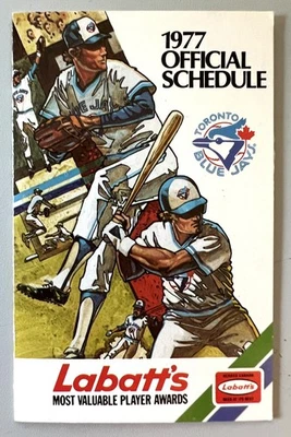 1977 Toronto Blue Jays Schedule: 1st Year in the Major Leagues - Image 1 of 3