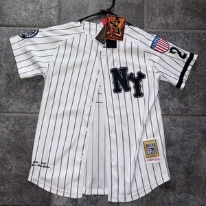 White number 2 yankees youth medium jersey in the color white - Picture 1 of 4