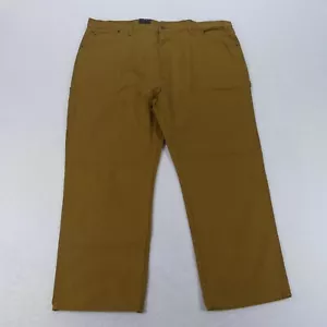 Dickies Jeans Mens 48x30 Brown Carpenter Cotton Duck Straight Leg Workwear - Picture 1 of 18