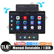 JOYING 11.6" Single Din Android 12 Headunit Manual Rotatable Ultra-Thin Screen