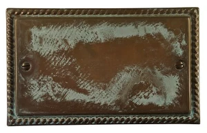 Placa doble en blanco G&H MV32 Monarch Roped Verdigris 2 velocidades - Imagen 1 de 1