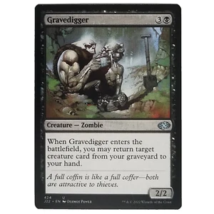 x1 Gravedigger J22 MTG M/NM Uncommon Black Creature Zombie TCG CCG - Picture 1 of 3