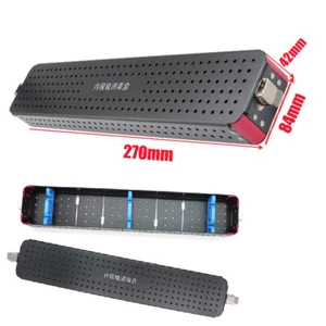 Profi Endoskop Aluminium Medizinisches Instrument Sterilisation Behälter Box - Bild 1 von 20