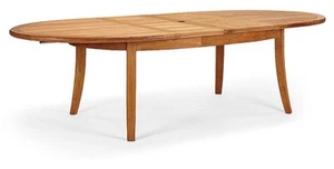 94" OVAL TABLE - A GRADE TEAK WOOD GARDEN OUTDOOR DINING FURNITURE POOL PATIO - Picture 1 of 6