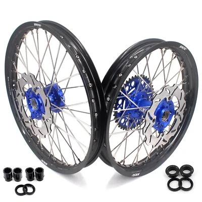 KKE 21/19 MX Llantas Para KAWASAKI KX125 KX250 1993-2002 Dirt Bike Ruedas Rotores Kit Foto 1 de 4