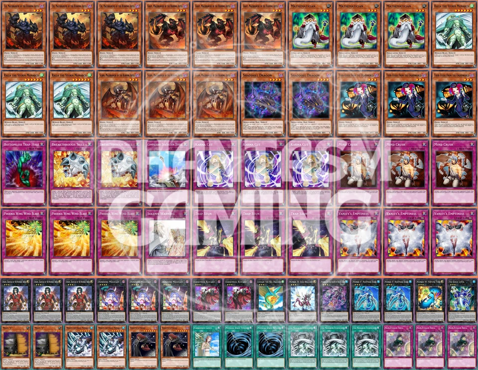 Burning Abyss Deck Raiza Breakthrough Skill Ghostrick Alucard Yugioh - Image 1 of 1