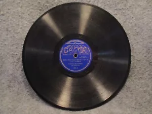 78 RPM 10" Record Dorsey Brothers Honeysuckle Rose Part I & II Decca Records 296 - Picture 1 of 3