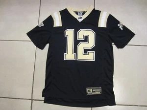 shirt youth M 12-14 Navy jersey #12 blue/gold polyester Colosseum used - Picture 1 of 6