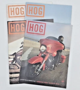HOG Harley Davidson Enthusiast Motorcycles Magazines 004, 006, 007, 008 LOT OF 4 - Imagen 1 de 8