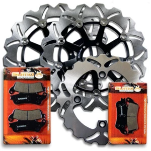 Front+Rear Brake Disc Rotor+Pads for Honda XL1000 Varadero [1999-2000-2001-2002] - Bild 1 von 6