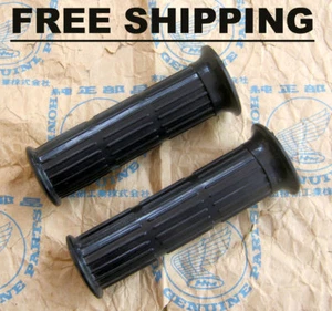 HONDA C110 CA110 C111 C114 C115 C200 CA200 C201 HANDLE GRIP SET - FREE SHIPPING - Picture 1 of 4