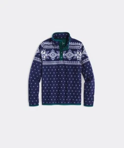 Vineyard Vines Boys' Harbor Fleece Quarter-Snap Sweater Shirt XL (18) $88 - Picture 1 of 1