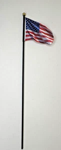 Dept 56 John Deere Abner's implement Co Custom Replacement American Flag Pole - Picture 1 of 7
