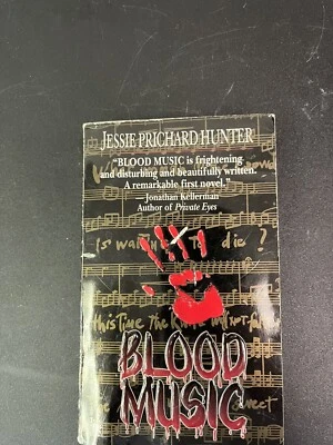 Blood Music Jessie Pritchard Hunter Ballantine 1st Printing horror serial murder Foto 1 de 3