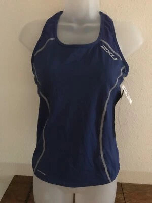 2XU Women’s Comp Tri Singlet Blue WT1594A SMALL NEW - Изображение 1 из 2