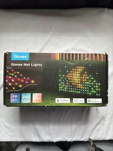 GOVEE NET LIGHTS 2.8 X 4.7 ft (240 LED BEADS) RGBIC - Picture 1 of 9
