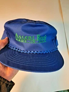 Baseballkappe Winston Ascent Reels Fliegen Angelmütze verstellbare Einheitsgröße blau USA - Bild 1 von 7