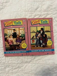 GIRL TALK Lot Of 2 Vintage Paperback Books L.E. Blair 1990’s - Picture 1 of 1