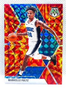 2019-20 Panini Mosaic Basketball - MARKELLE FULTZ #42 - Reactive Orange Prizm - Picture 1 of 2