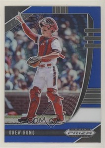 2020 Panini Prizm Draft Picks Blue Prizm Drew Romo #PDP35