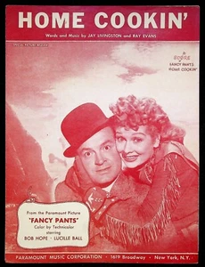 1950 Fancy Pants w/ Bob Hope Lucille Ball Comedy Movie Tie-in Sheet Music - Picture 1 of 3