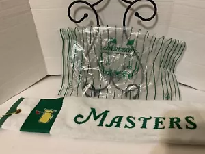 Asciugamano Masters Golf Tri-fold Bianco NUOVO DI ZECCA dal campo da golf nazionale Augusta - Foto 1 di 3