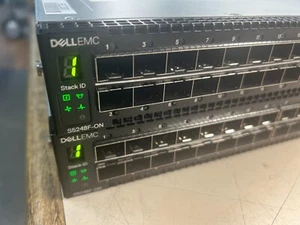 Dell S5248F-ON 48Port x 25GbE 2xPSU OS10 Perpetual License Rear to Front Airflow - Picture 1 of 11