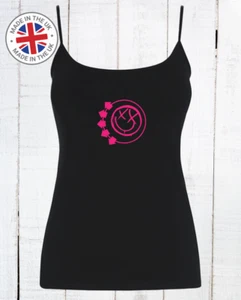 Chaleco Blink-182 Top Cami Seis Flechas Smiley Música Mercancía Regalo Fandom Unisex - Imagen 1 de 1