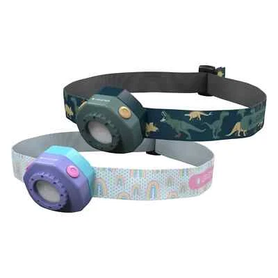 LEDLenser Kinder wiederaufladbare KidLED4R Stirnlampe - grün oder lila