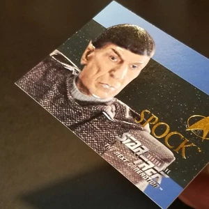 Star Trek: The Next Generation Season 5 Foil Embossed s29 Spock Card 1996 - Picture 1 of 3