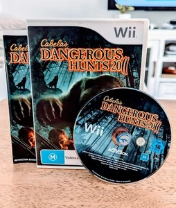 Nintendo Wii Game: Cabela's Dangerous Hunts 2011 + pal AUS - Picture 1 of 1
