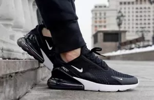 Nike Air Max 270 Black/White Anthracite Men’s Size US 12 Casual Sneakers New✅ - Picture 1 of 7