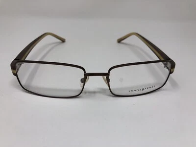 Montura de gafas Jhane Barnes BISECTOR 54-18-140 Bisagra flexible marrón NJ78 Foto 1 de 4