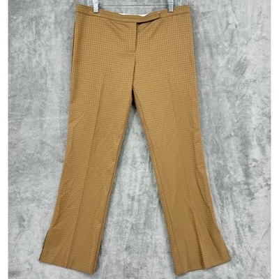 Pantalones Poleci Mujer 10 Pierna Recta Carrera Clásicos Ligeros Elastizados Cremallera Tostado Foto 1 de 4