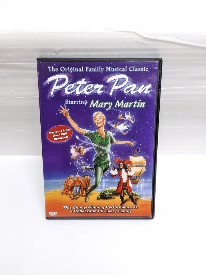 Peter Pan Starring Mary Martin (DVD, W/Insert) NBC TV Broadcast Musical RARE OOP - Image 1 of 3