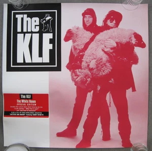 VTG 1991 THE KLF THE WHITE ROOM 2-SIDED STORE PROMO POSTER 24 X 24" EXCELLENT - Picture 1 of 11