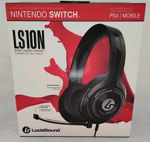 LucidSound LS10N Nintendo Switch Gaming Headphones W/ Mic (Works For PS4/Mobile) - Picture 1 of 5