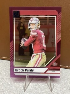 Brock Purdy 2024-25 Panini Clearly Donruss - Viola Parallelo #d/75 49ers - Foto 1 di 3