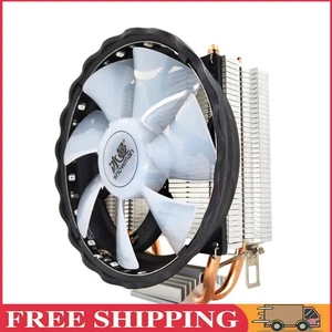 2 Heat Pipes CPU Cooler PC Radiator for Intel LGA (4 Pin No Light) - Bild 1 von 10