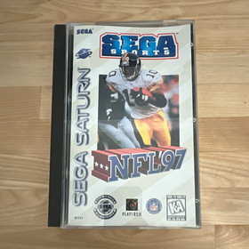 Sega Sports NFL '97 Sega Saturn NTSC-U/C 1996 w/ Manual, Play Editor, 1-8P