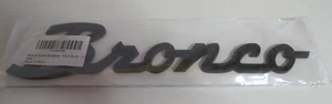 2 pack Classic Bronco Letter Emblem Matte Black 10" Logo - Picture 1 of 4