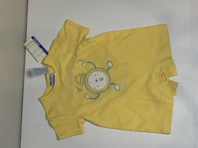 Miniwear Vintage Mameluco Amarillo - Mommy’s Little Alarm Clock Foto 1 de 4