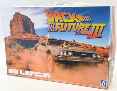 Aoshima 1/24 Scale Model Car Kit 59180 - De Lorean Back To The Future Part III - Image 1 of 4