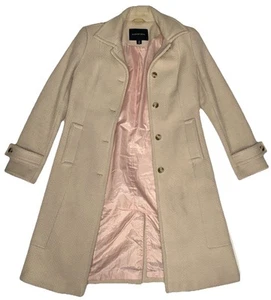 Lands’ End Damen Tweed Thermo Commuter Trenchcoat Desert Tan 2T - Bild 1 von 4