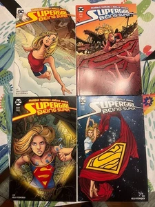 4 Comics Neu DC Supergirl Being Super Bände 1,2,3,4 - das Set - Bild 1 von 2